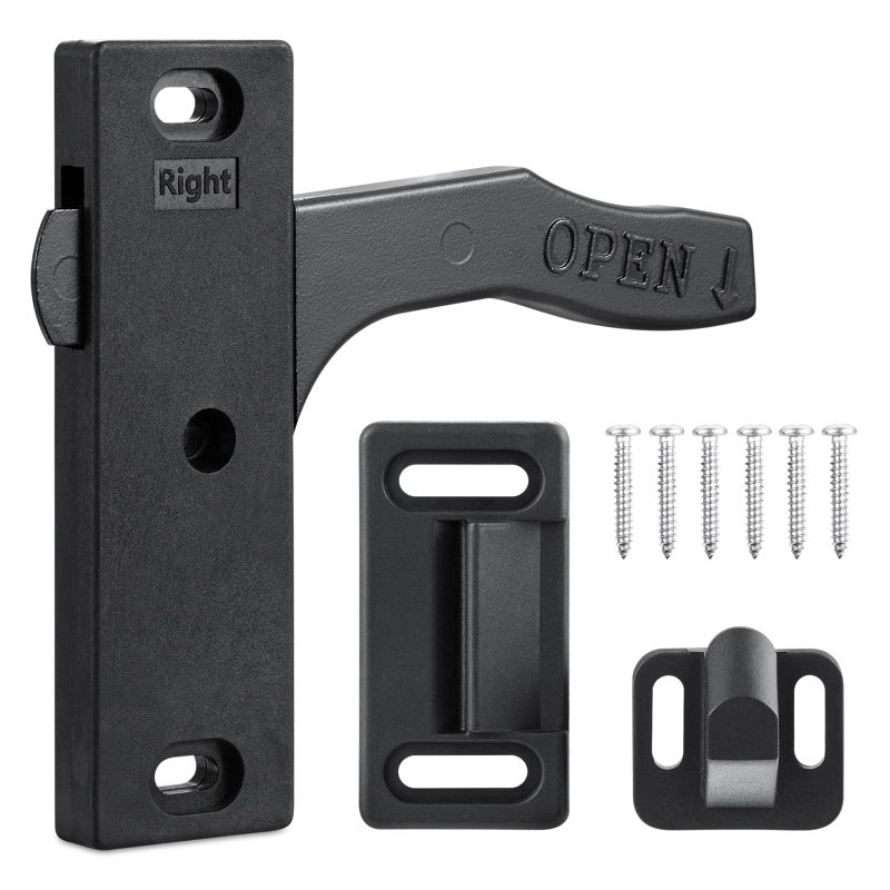 TAGLLY RV Screen Door Latch Right Hand Screen Door Handle Latch Replacement Kit for RV Camper Motorhome Travel Trailer - Image 3