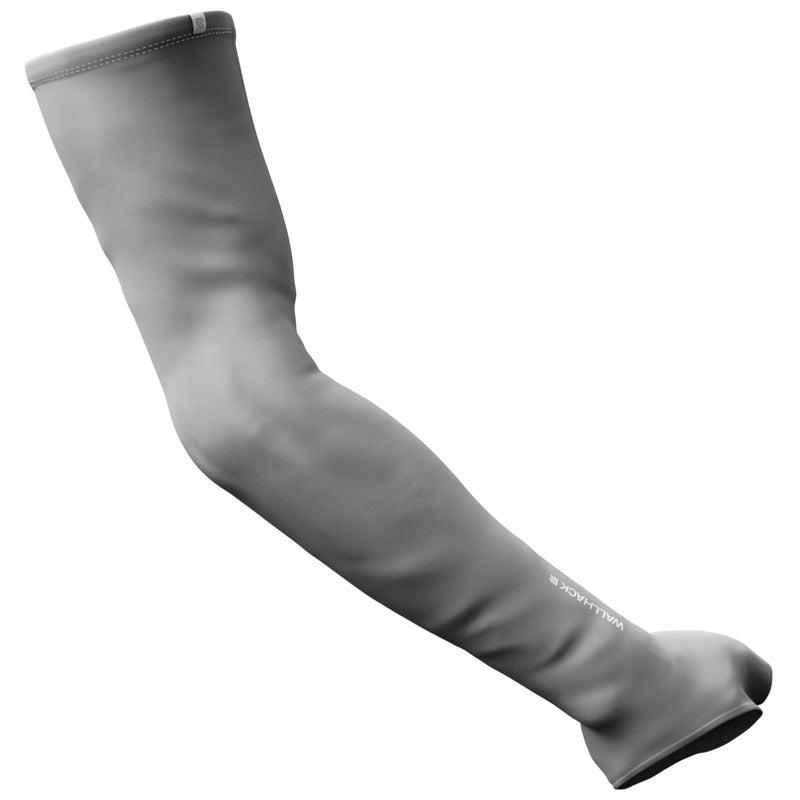 Wallhack Gaming Pro Sleeve With Glove | Low-Friction, High Comfort Performance | Improve comfort on cloth and glass mouse pads | Full sleeve Design, Palm Cover S/M Grey - Image 1