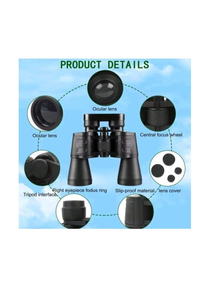 Bushnell *Bushnell PowerView 20x50 Ultra High Power Binoculars – Compact, Multi-Coated  InstaFocus & Tripod Mount for Birding, Hunting, Travel*  - Image 4