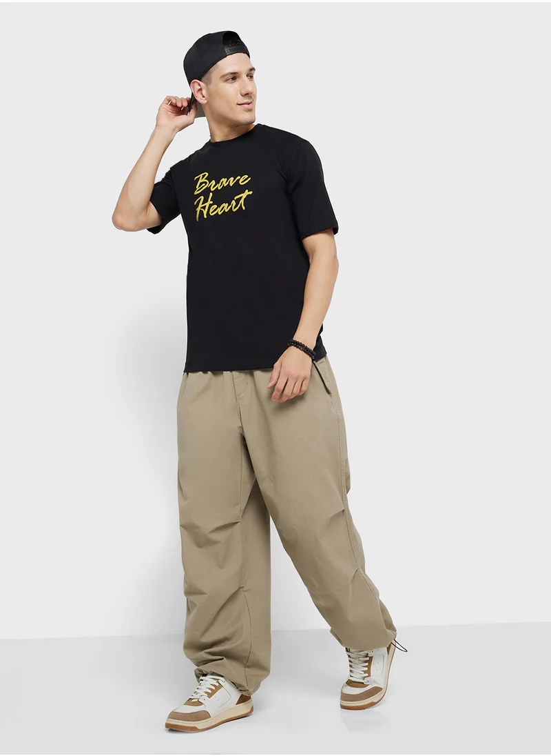 Seventy Five Brave Heart Oversized Tee