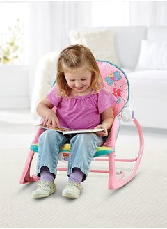 Gonice Infant To Toddler Recliner Rocker With Soothing Vibration And Adjustable 3-points Harness  - Image 5