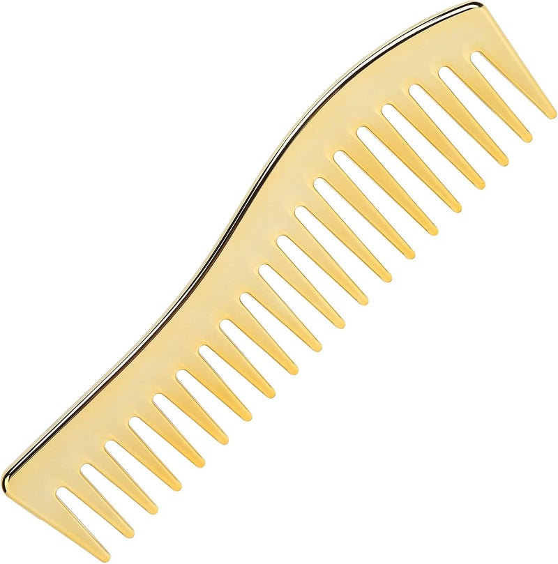 Hair Detangling Comb Wide Tooth Comb for Curly Hair No Handle Large Detangler Comb Shampoo Comb for Women Mengold