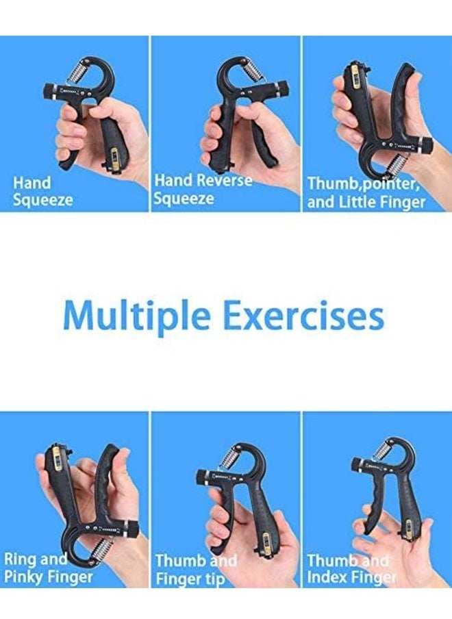 Counting Gripper Set Fitness Adjustment Five-piece Grip Circle Ball Finger Trainer