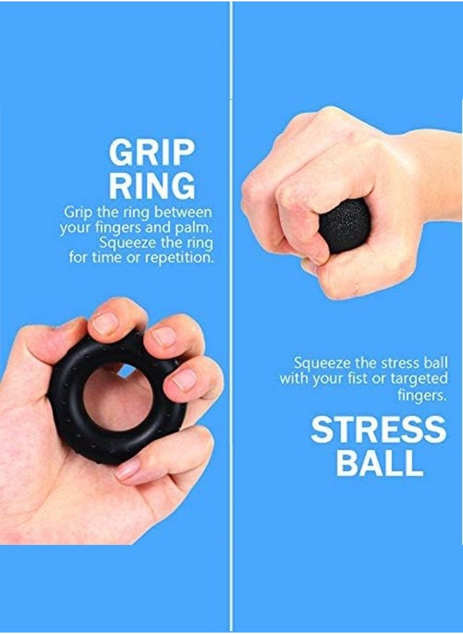 Counting Gripper Set Fitness Adjustment Five-piece Grip Circle Ball Finger Trainer