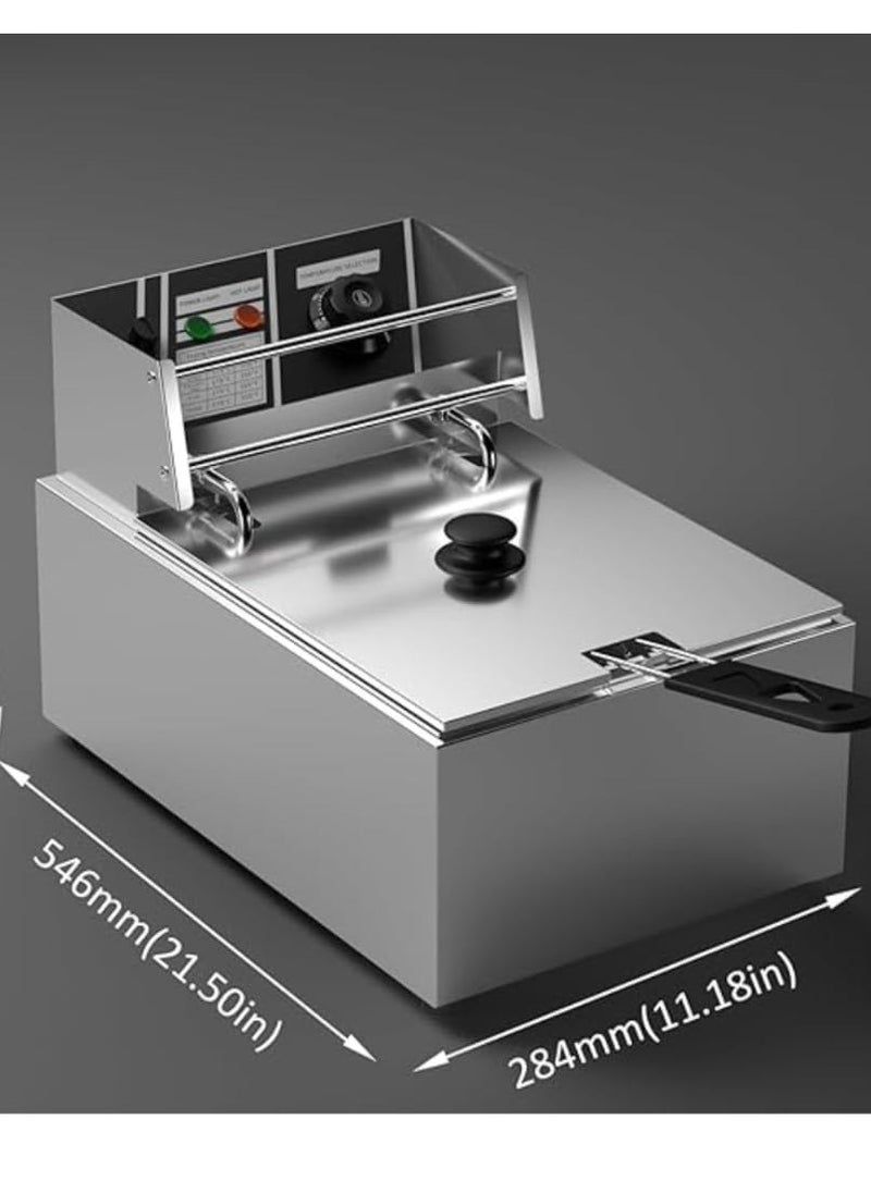Denx - Oil Fryer 6 Liters 2500 Watts From DENX model DX1796 - Image 1