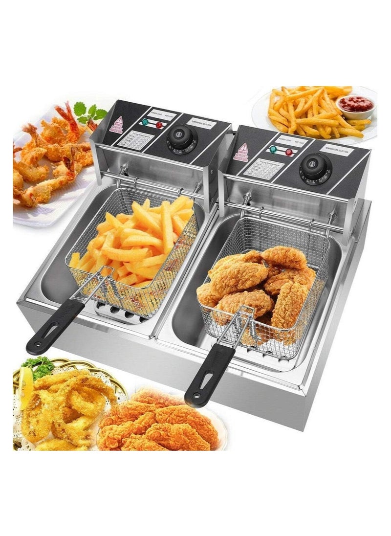 Denx - Oil Fryer 6 Liters 2500 Watts From DENX model DX1796 - Image 1