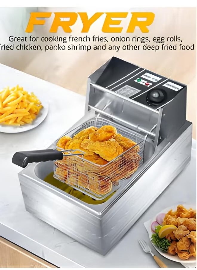 Denx Oil Fryer 6 Liters 2500 Watts From DENX model DX1796  - Image 2