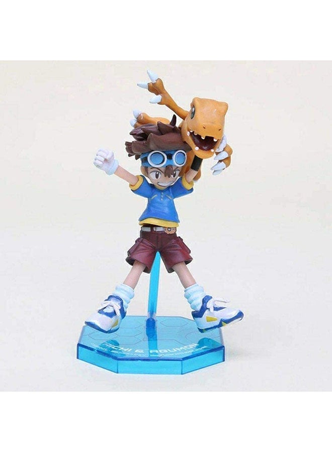 QiaoKai Digimon Adventure Yagami Taichi And Agumon Action Figure 11.5cm - Image 3