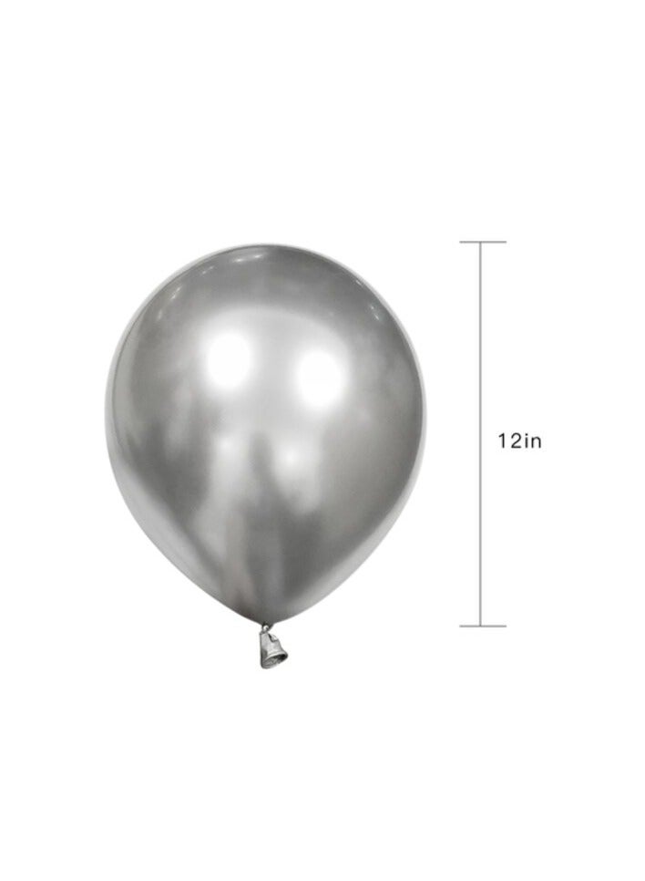 Promass-12 Inch Metal Color Balloon Thicker Balloon Decorations for Wedding Birthday Baby Shower Graduation Party (1pcs) - Image 3