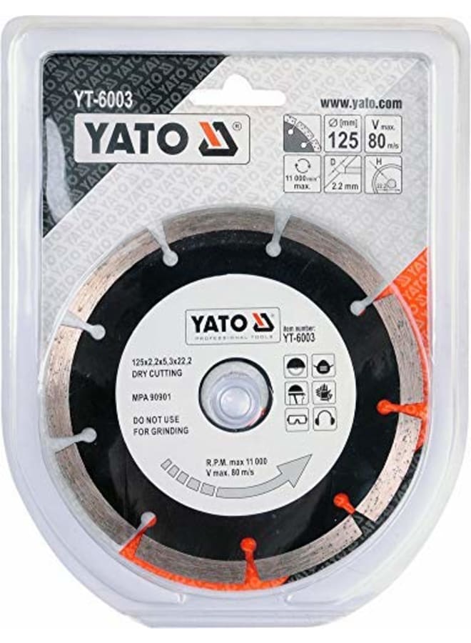 Yato Yato YT-6003 Weapon Tray Marble Cutter 5" Inch - Image 2