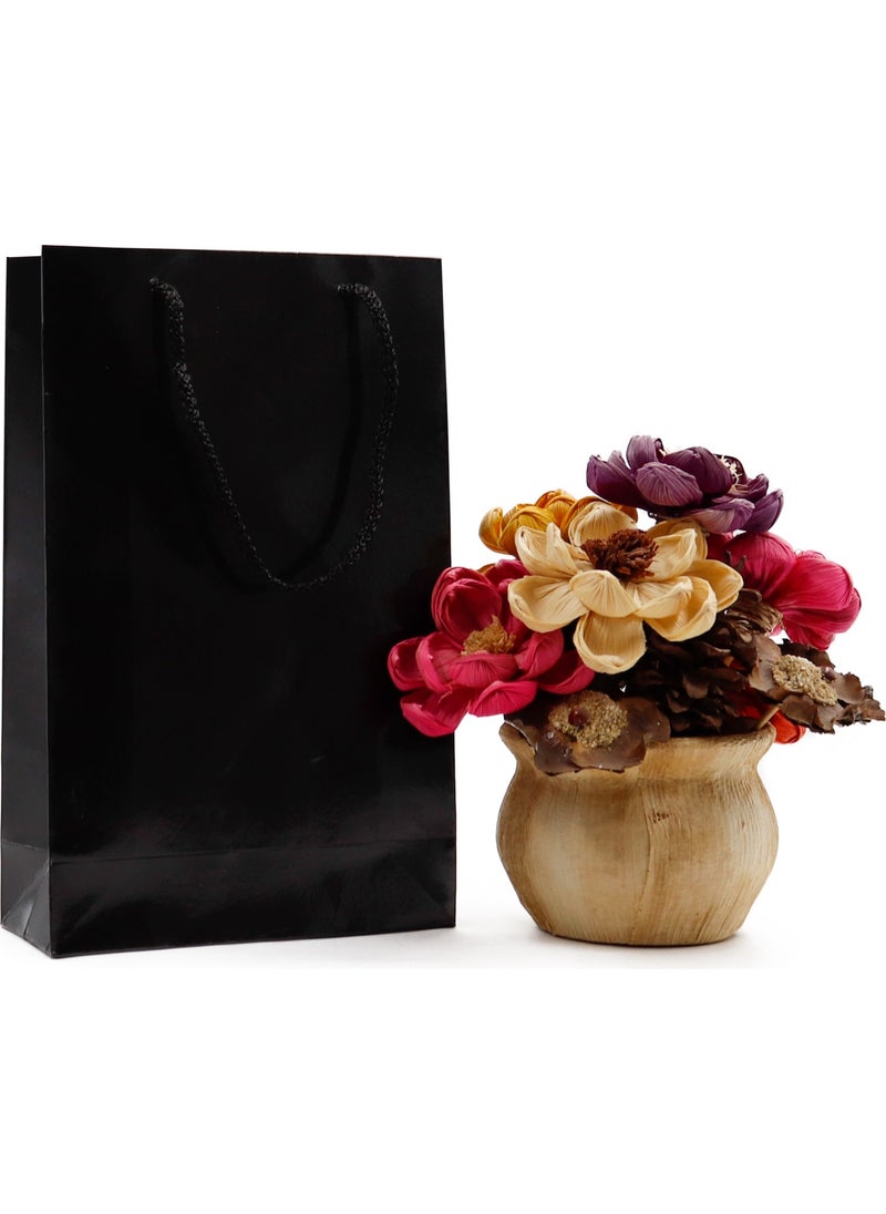 Repro Design Black Premium Cardboard Bag 17 x 27 x 7 cm 2 Gift Bags  - Image 1