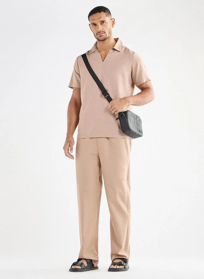 سبلاش فيڤ قميص سادة بأكمام قصيرة