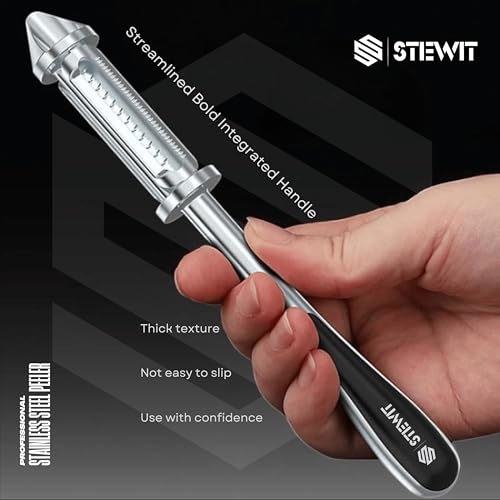Stewit 3in1 Vegetable Peeler Fruit Peeler for Kitchen Multipurpose Peeler Versatile Vegetable Peelers for Salad Preparation (Peeler) - Image 5