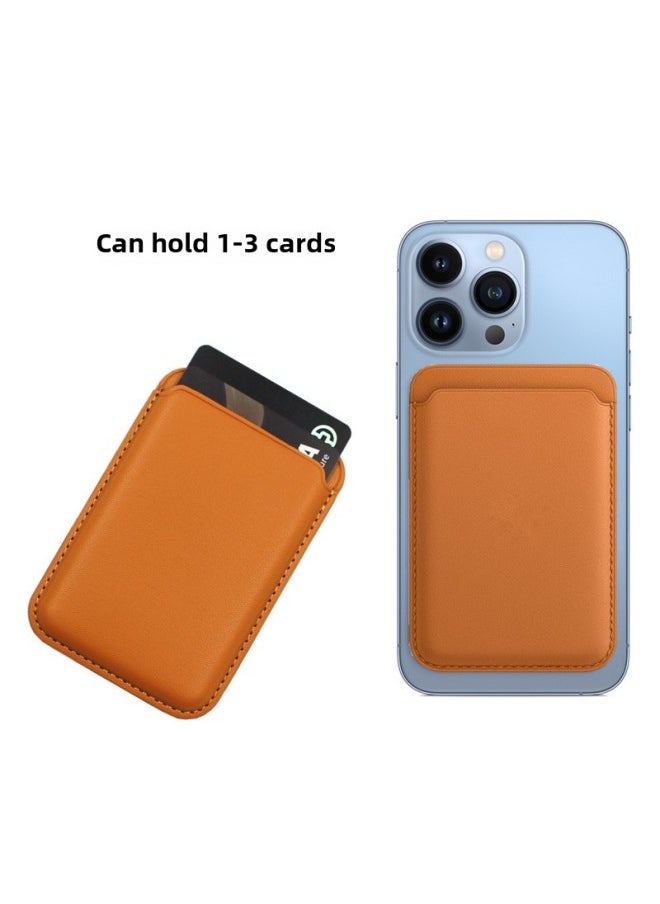 Generic - Suitable For Apple 12-15 Series Magsafe Magnetic Card Sleeve Back Sticking Card Sleeve In Stock-Color:Rose Red 2-Applicable Model:Super Double-row Magnetic Card Package (23 Magnetic) Spot - Image 1
