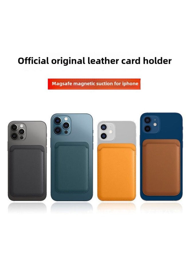 Generic - Suitable For Apple 12-15 Series Magsafe Magnetic Card Sleeve Back Sticking Card Sleeve In Stock-Color:Rose Red 2-Applicable Model:Super Double-row Magnetic Card Package (23 Magnetic) Spot - Image 1