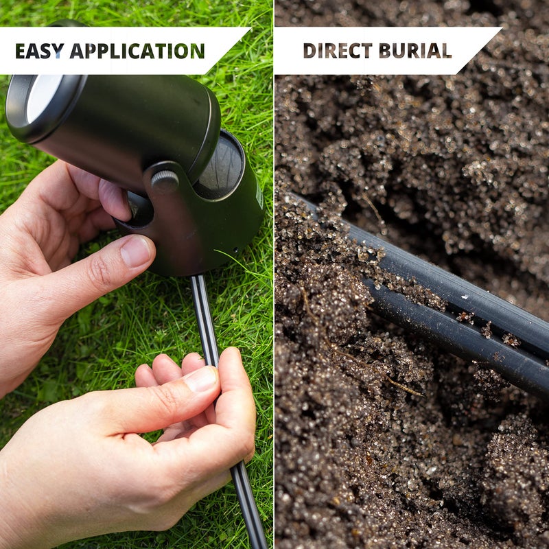 Wirefy 14/2 Low Voltage Landscape Wire 250 ft | Low Voltage Landscape Lighting Wire | Pure Copper | Outdoor Direct Burial | 14-Gauge 2-Conductor 250 Feet - Image 4