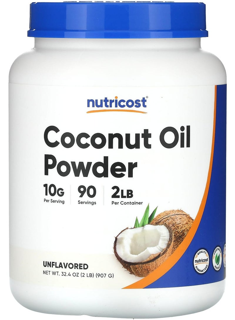 Coconut Oil Powder, Unflavored, 32.4 oz (907 g)