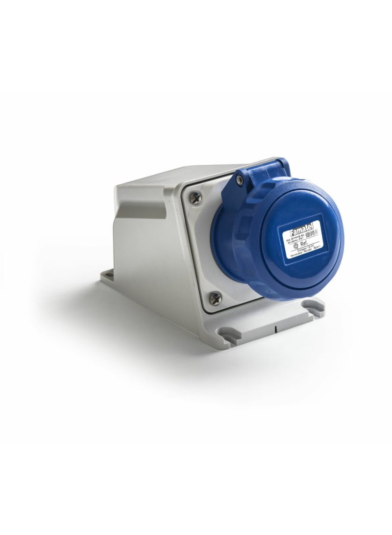 Famatel Wall Socket 230V 2P+E IP67 Screw Terminal (Amp - 16A / 32A / 63A)