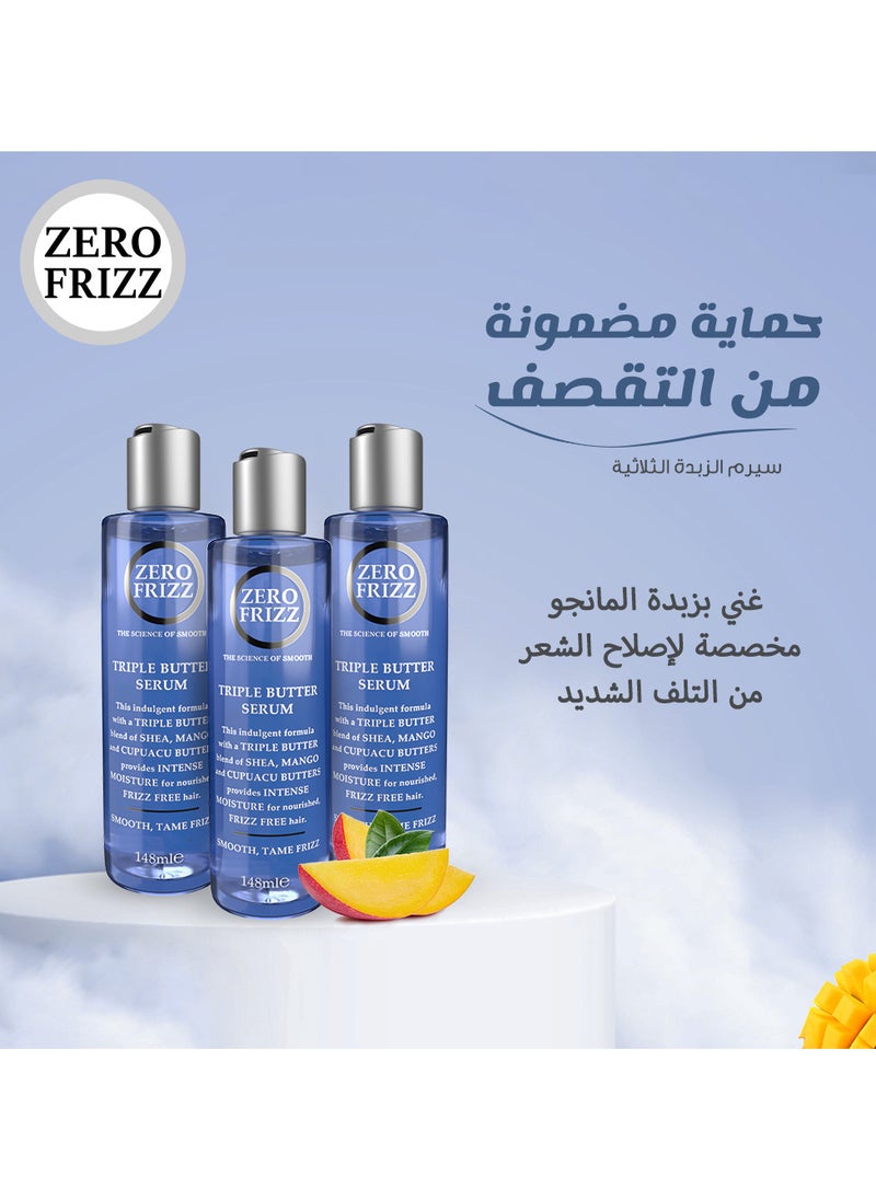 Zero Frizz - Zero Frizz Triple Butter Hair Serum 148 ML - Image 1