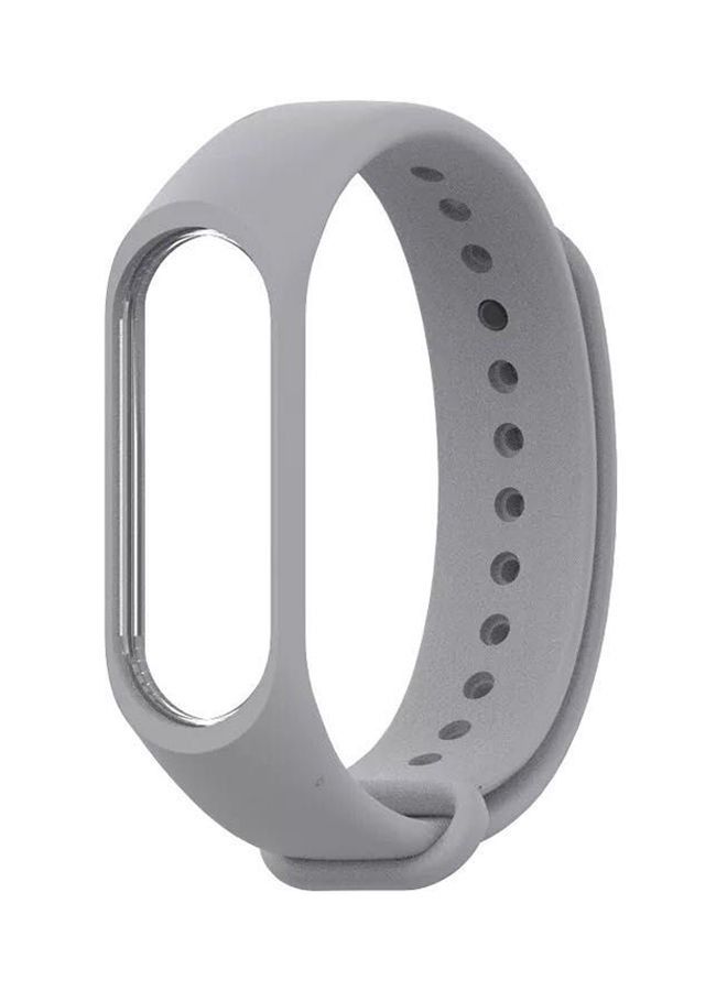 Silicone Band For Xiaomi Mi Band 3 Grey  - Image 1