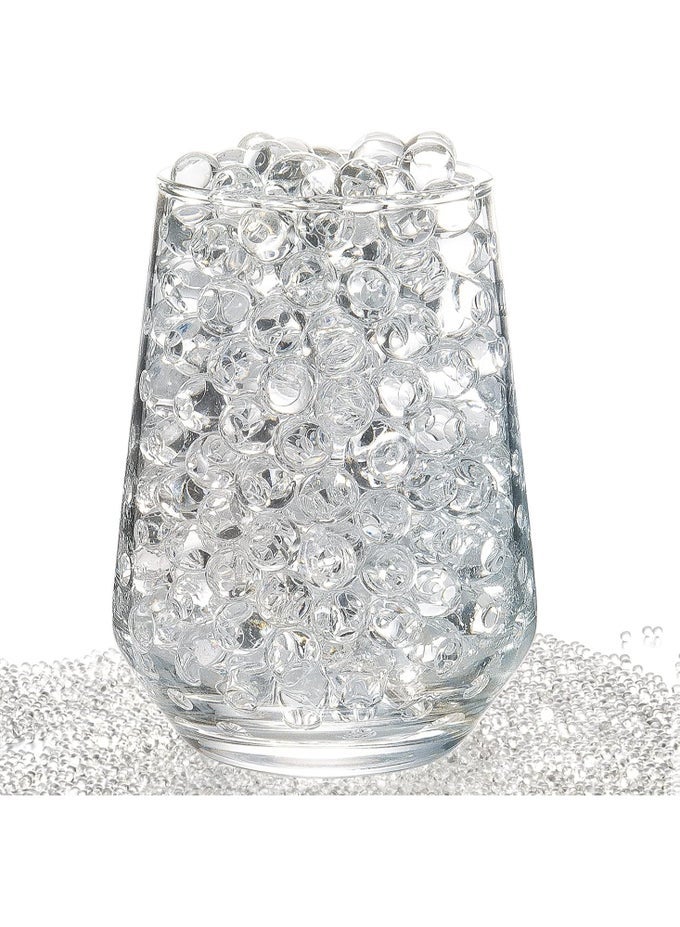 50,000 CLEAR WATER GEL BEADS, NON-TOXIC VASE FILLERS FOR SOILLESS PLANTING, WEDDING CENTERPIECES, FLORAL ARRANGEMENTS, HOME DCOR