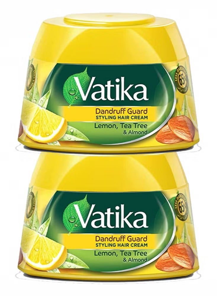 CREAM VATIKA LEMON TEA TREE ALMOND 140Two piecesML