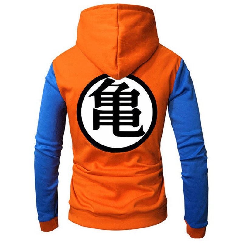 Dragon Ball Z Mens Casual Hoodie Jacket S Black - Image 4