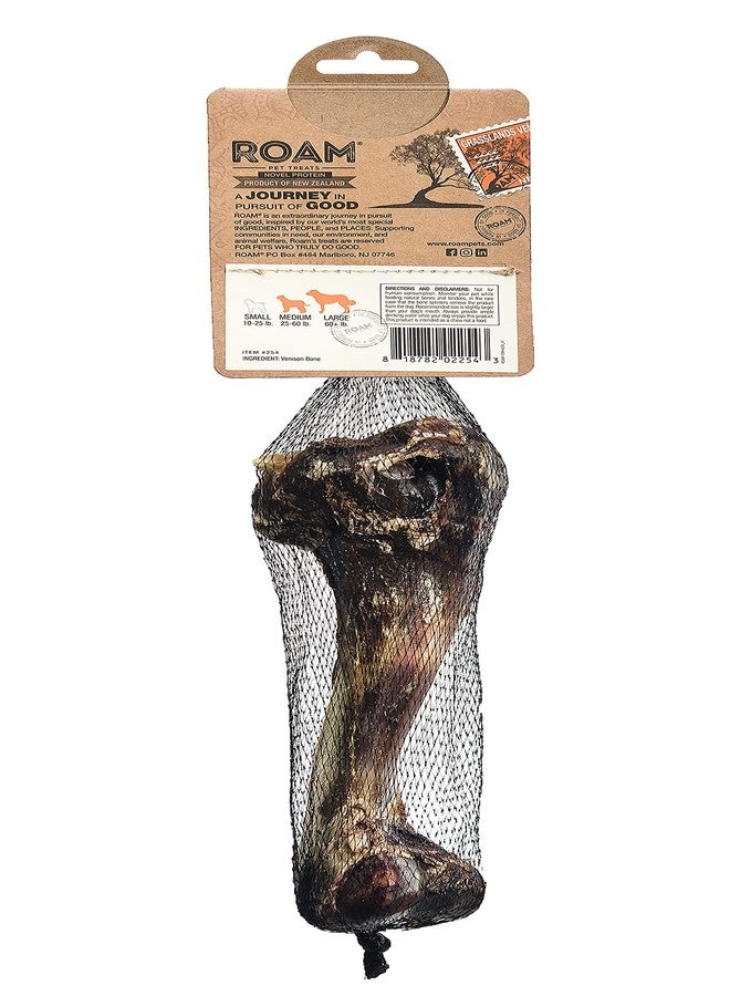 ROAM Pet Treats Venison Dog Bones 2 Pack - Single Ingredient, All Natural, Grain-Free, & Gluten-Free Venison Dog Treat - Image 2