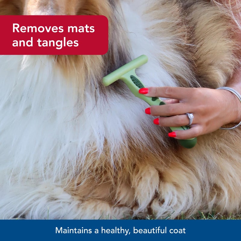 Coastal Pet - Safari Dog Undercoat Rake - Dog Grooming Rake - Gentle Dematting Comb for Dogs - Effective Deshedding Comb - Pet Grooming Tools - Single Row - Image 4