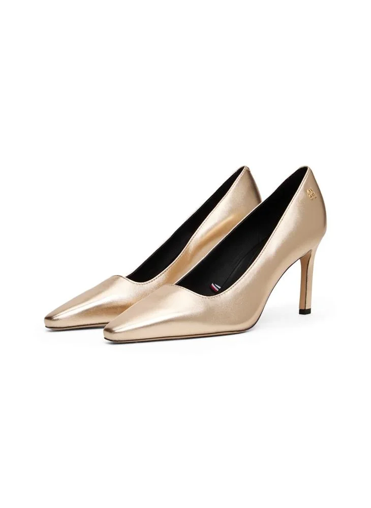 TOMMY HILFIGER Metallic Leather Stiletto Heels