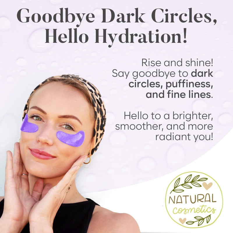 BLOOMORA Retinol & Collagen Under Eye Patches (30 Pairs) - For Dark Circles & Puffy Eyes - Eye Care Mask - Image 3