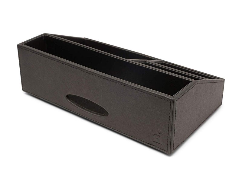 Castle Armory Leatherette Desk Organizer Caddy - Clutter Organizer for Office, Home, Personal, Employee Office Supplies and Accessories (All-in-one Organizer - Stackable) - Image 5