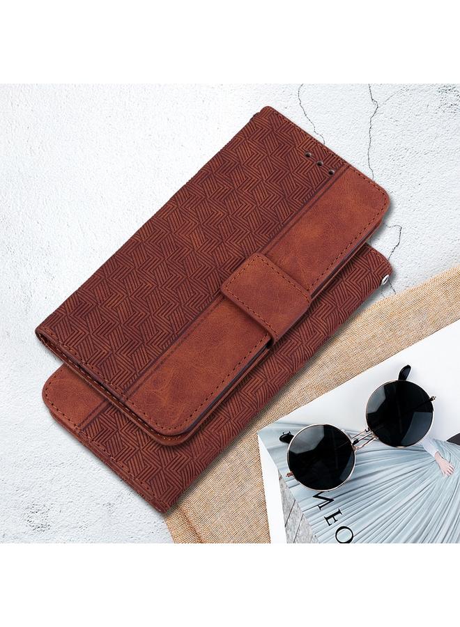 S-TOP Case For Honor 200 Pro Geometric Embossed Leather Phone Case - Image 2