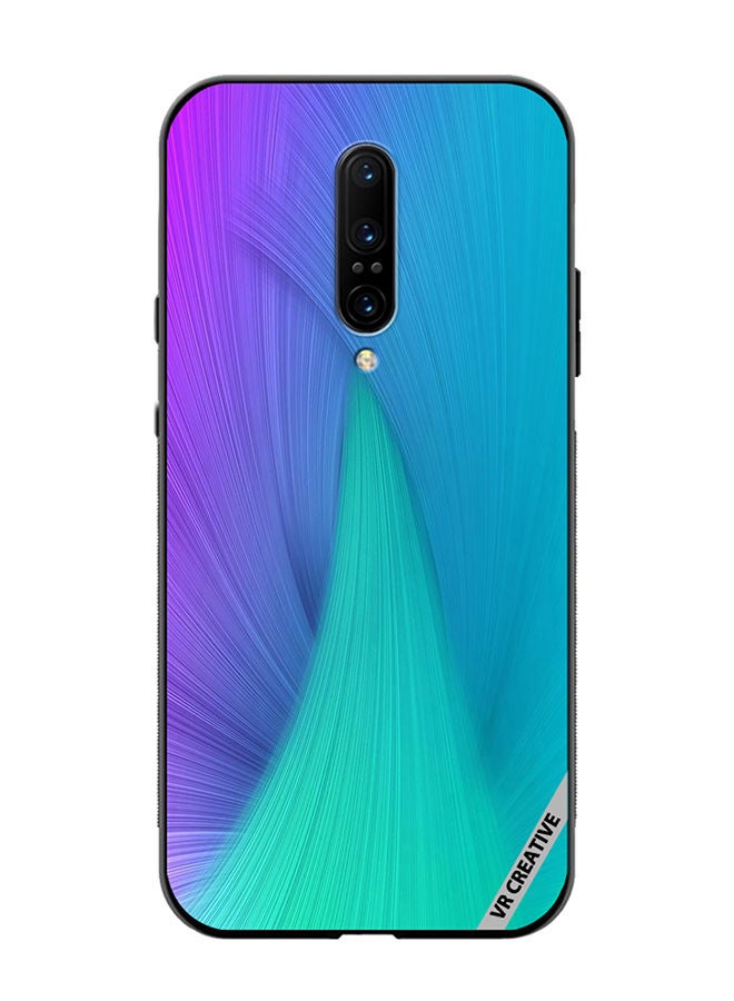 VR CREATIVE Protective Case Cover For OnePlus 7 Pro Layers Design Multicolour - Image 1