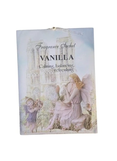 Fragrance Sachet, Calming and Refreshing Scent, Drawer and Closet Air Freshener (Vanilla)