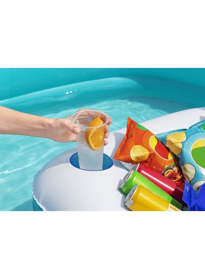 بست واي استمتع بالصيف مع مسبح بست واي العائلي القابل للنفخ H2OGO! سيبيّن سمر (2.18 م × 2.18 م × 48 سم) - Image 3