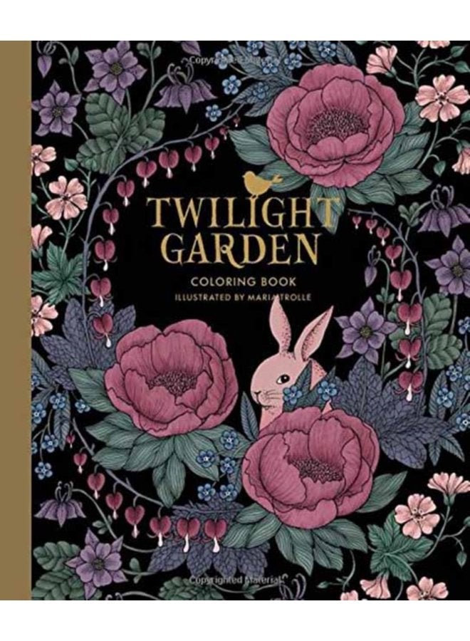 كتاب تلوين حديقة الشفق منشور في السويد كبلومسترماندالا - غلاف صلب