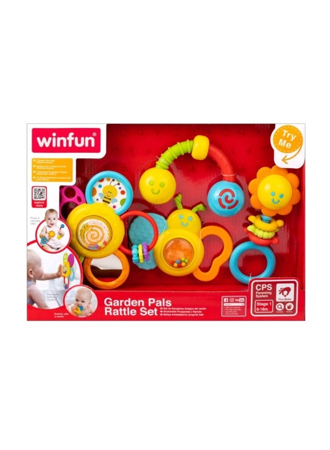 WinFun Garden Pals Rattle Toy Set - Image 1