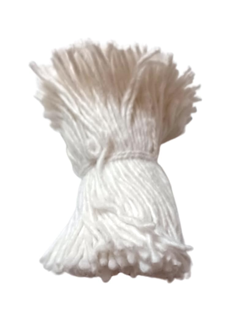 On Blow On Blow Cotton Wicks for Pooja Aarti 2 Inch Long Pack of 5 365 Wicks Each White  - Image 3