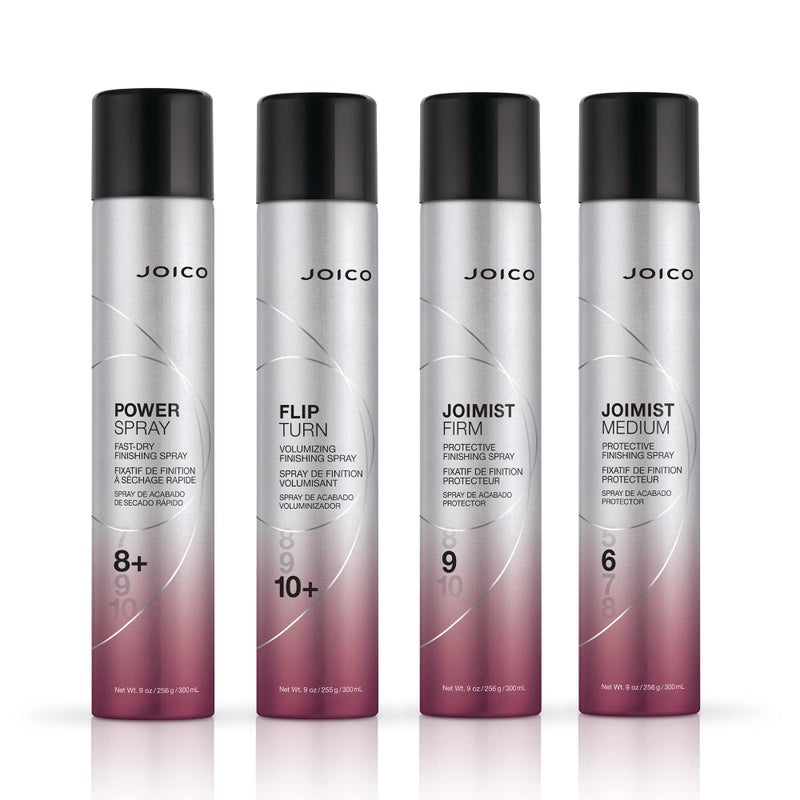 Joico Flip Turn Volumizing Finishing Spray | For Most Hair Types | Humidity Protection | Hold Level 10+ | Protect Against Pollution & Harmful UV | Paraben & Sulfate Free | 72 Hour Hold | 300mL - Image 5