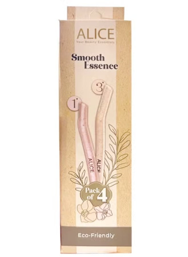 Alice Smooth Essence Face Razor  - 4 Pieces - Image 1