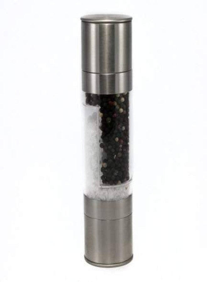 DR Mall Nirva 2 in 1 Stainless Steel Ceramic Salt and Pepper Adjustable Coarseness Dual Spice Grinder for Cooking - Image 3
