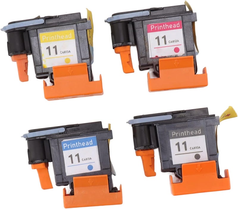 كلاراكو 4 قطع رأس طباعة رأس طابعة أرجواني أسود سماوي أصفر رأس طباعة بديل لطابعة HP Designjet 100 110 111 500 510 800 813 850 - Image 1