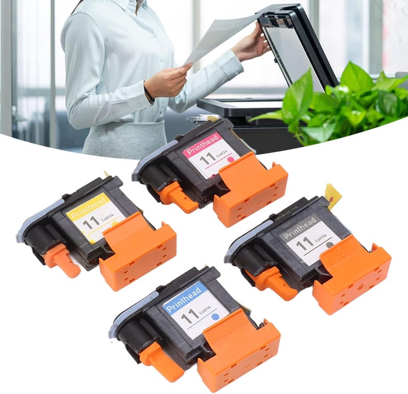 كلاراكو 4 قطع رأس طباعة رأس طابعة أرجواني أسود سماوي أصفر رأس طباعة بديل لطابعة HP Designjet 100 110 111 500 510 800 813 850 - Image 5