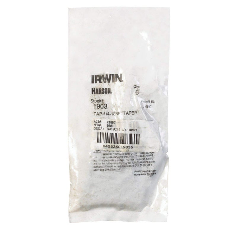 IRWIN NPT Tap for Tap Die Extraction 14Inch 18 NPT1903ZR