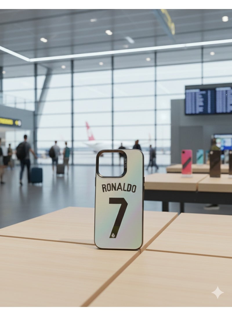 Grace Luxury Football Fan Phone Case - Ronaldo #7 Edition - Sleek Matte Finish - protective cover for Iphone 16 pro - Image 2