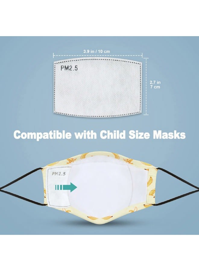 Tomorotec Kids' Size Face Mask Filter Set [40-Pack] 5-Layer Value Pack DIY Craft for Indoor and Outdoor Activities - Image 5