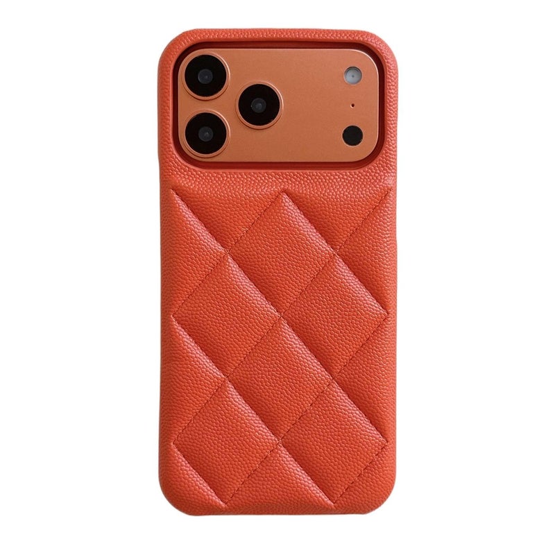 غطاء واقي، مقاوم للصدمات لـ iPhone 16 / 16 Plus / 16 Pro / 16 Pro Max، برتقالي للسفر للمكتب للاستخدام الشخصي - Image 1