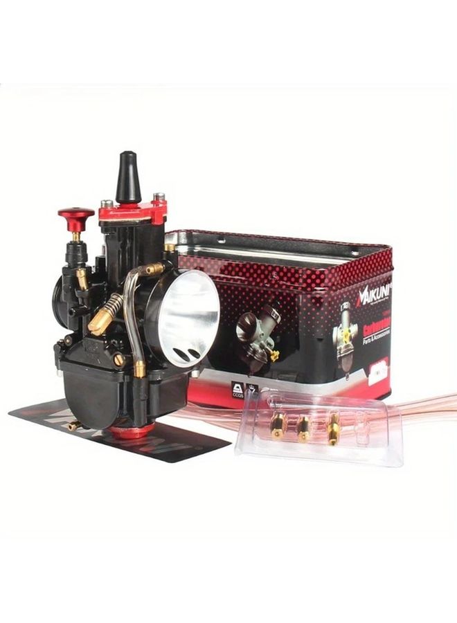 مجموعة كربوريتر Universal PWK34 المصنوعة من الحديد لمحركات 21 24 26 28 30 32 34 ثنائية الشوط ورباعية الشوط من 70cc إلى 350cc للدراجات النارية الوعرة المزودة بنظام Power Jet - Image 1