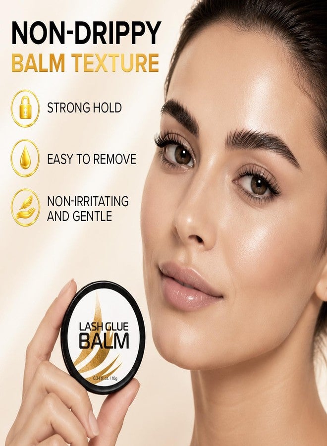 STACY LASH Lift Glue Balm Lash Lift Adhesive Strong Sticky Eyelash Perm Glue Balm Eye Lash Curling Lamination Gel Korean Beauty (10g/0.35oz) - Image 2
